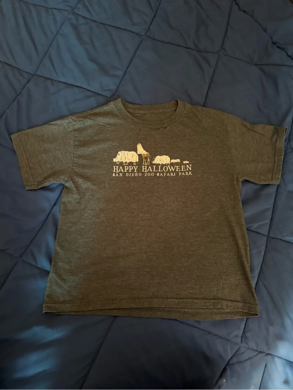 Happy Halloween Kids T-Shirt - San Diego Zoo Safari Park Graphic